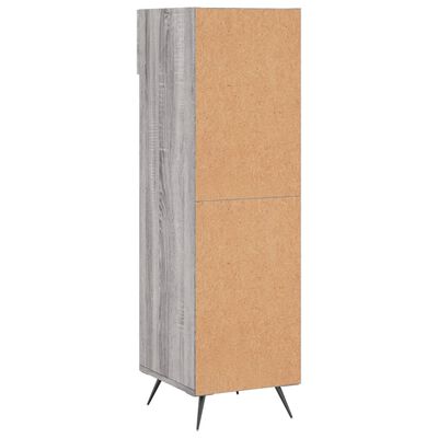 vidaXL Schoenenkast 30x35x105 cm bewerkt hout grijs sonoma eikenkleur