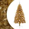 vidaXL Kunstkerstboom met kerstbal 180 cm 300 LED's Warmwit