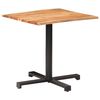 vidaXL Bistrotafel met natuurlijke randen 80x80x75 cm acaciahout