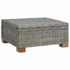 vidaXL Salontafel GENDT Natuurlijk rattan Kubu grijs 67 x 60 x 30 cm