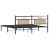 vidaXL Bedframe zonder matras 183x213cm spaanplaat sonoma eikenkleurig