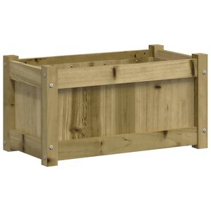 vidaXL Plantenbak 60x31x31 cm ge&iuml;mpregneerd grenenhout