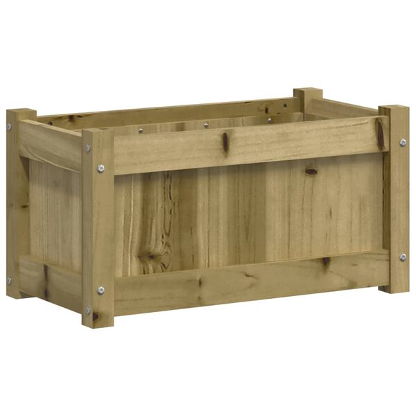 vidaXL Plantenbak 60x31x31 cm ge&iuml;mpregneerd grenenhout