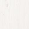 vidaXL Wandtafel 110x40x75 cm massief grenenhout wit