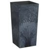 vidaXL Plantenbak met uitneembare bak beton-look 21/49 L PP antraciet