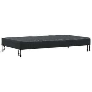 vidaXL Tafel Dek 122 x 72 x 15 cm Stof Rechthoekig Waterdicht Zwart