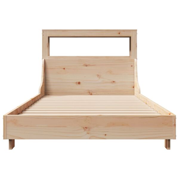 vidaXL Bedframe zonder matras massief grenenhout 90x190 cm