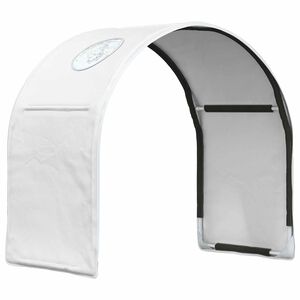 vidaXL Bedtunnel 2 pcs Wit 211 x 52,5 x 2 cm Polyester