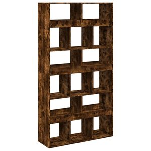 vidaXL kamerscherm 100x33x187,5 cm bewerkt hout gerookt eikenkleurig