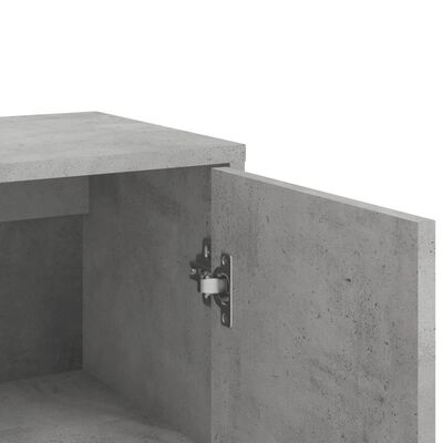 vidaXL Dressoir 60x31x84 cm bewerkt hout betongrijs