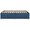 vidaXL Bedframe zonder matras stof blauw 140x190 cm