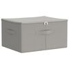 vidaXL Opbergbox 24 st Nonwoven stof 43 x 34 x 23 cm 33,6 L Grijs