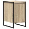 vidaXL Nachtkastje Sonoma Eiken 39,5 x 30 x 50 cm Bewerkt hout
