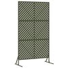 vidaXL Privacyscherm Olijfgroen 100 x 50 x 180 cm Staal