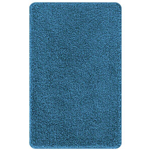 vidaXL Antislip Badmat Blauw 50 x 80 cm PP