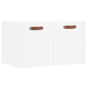 vidaXL Wandkast 60x36,5x35 cm bewerkt hout wit