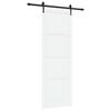 vidaXL Schuifdeur ORKDAL 83 x 232 cm Massief grenenhout Wit