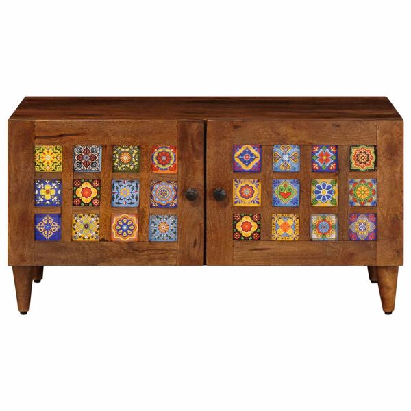 vidaXL Salontafel Bruin 80 x 50 x 40 cm Massief Mango Hout