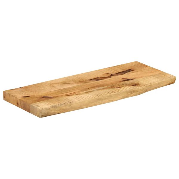 vidaXL Tafelblad met natuurlijke rand 70x40x2,5 cm massief mangohout