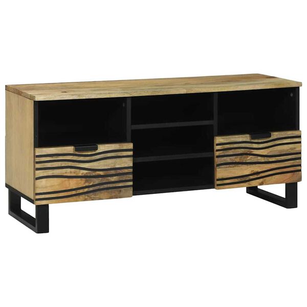 vidaXL TV Eenheden met lade Bruin 100 x 33 x 46 cm Bewerkt hout