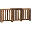 vidaXL Radiatorombouw 205x21,5x83,5 cm bewerkt hout oud hout