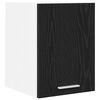 vidaXL Hangkast Zwarte Eik en Wit 30 x 31 x 40 cm Bewerkt hout