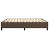 vidaXL Boxspring bed kunstleer bruin 180x200 cm