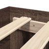 vidaXL Bedframe zonder matras bewerkt hout bruin eikenkleur 150x200 cm