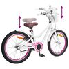 vidaXL Kinderfiets 20 Inch voor 6-11 jaar oud Wit