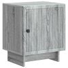 vidaXL Nachtkastje Grijs sonoma 43 x 34,5 x 50 cm Bewerkt hout