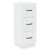 vidaXL Ladenkast Wit 33 x 34,5 x 87 cm Bewerkt hout