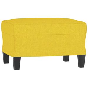 vidaXL Voetenbank 60x50x41 cm stof geel