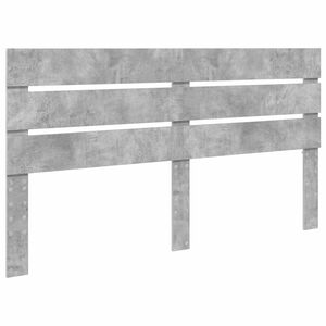 vidaXL Hoofdbord Beton Grijs Bewerkt hout