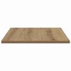vidaXL Boekenplank Bord 4 pcs Bruin 40 x 40 x 1,5 cm Bewerkt hout