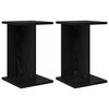 vidaXL Plantenstandaard 2 st Zwarte Eik 25 x 25,5 x 40,5 cm