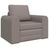 vidaXL Slaapbank Taupe 98 x 71 x 83 cm Stof