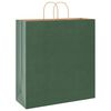 vidaXL Papieren zakken 50 st met hengsels 45x17x48 cm groen