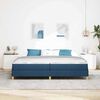 vidaXL Boxspringbed met matras Blauw 200 x 200 cm Stof