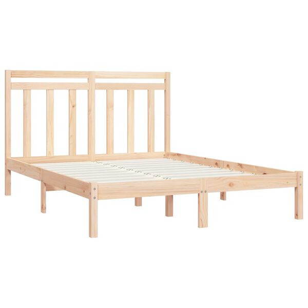 vidaXL Bedframe massief hout 120x200 cm