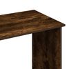vidaXL Bureau 80x40x75 cm bewerkt hout gerookt eikenkleurig