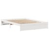 vidaXL Bedframe zonder matras massief grenenhout wit 160x200 cm