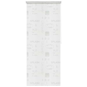 vidaXL Rolgordijn voor douche 80x240 cm splash