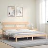 vidaXL Bedframe zonder matras massief grenenhout 200x200 cm
