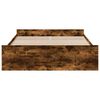 vidaXL Bedframe met lades bewerkt hout gerookt eikenkleurig 160x200 cm