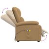 vidaXL Sta-op-massagestoel fluweel bruin