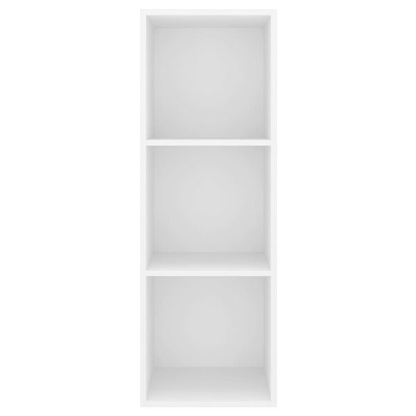 vidaXL Tv-wandmeubel 37x37x107 cm bewerkt hout wit