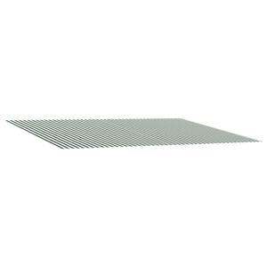 vidaXL Vervangingsdoek voor zonnescherm Groen en Wit 600 &times; 300 cm