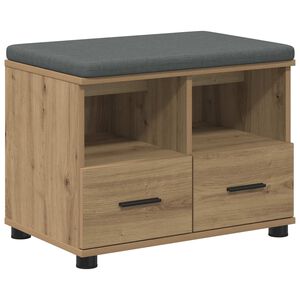 vidaXL Halbank Artisan Eik 60 x 38 x 46 cm
