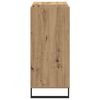 vidaXL Platenkast artisanaal eikenkleurig 85 x 38 x 89 cm Bewerkt hout