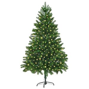 vidaXL Kerstboom met 300 LED met standaard Groen 180 cm PE